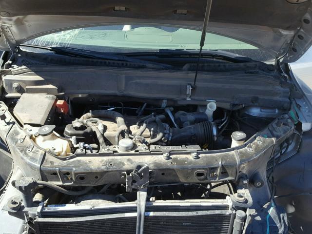 5GAKVBED2BJ105493 - 2011 BUICK ENCLAVE CX SILVER photo 7