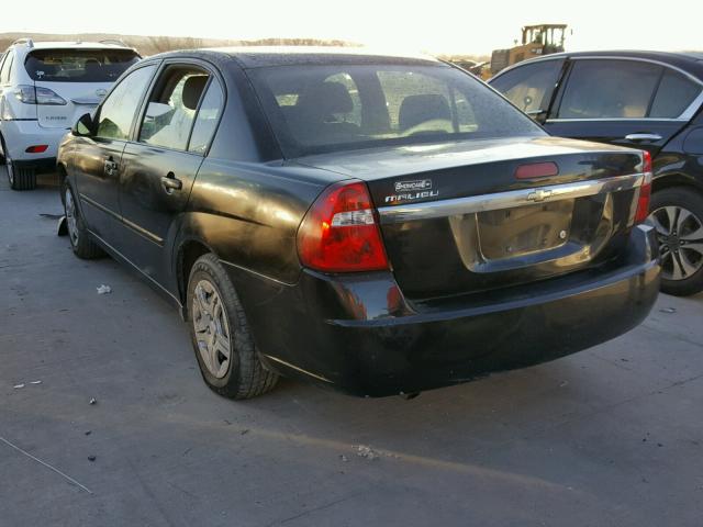 1G1ZS52F55F330939 - 2005 CHEVROLET MALIBU BLACK photo 3