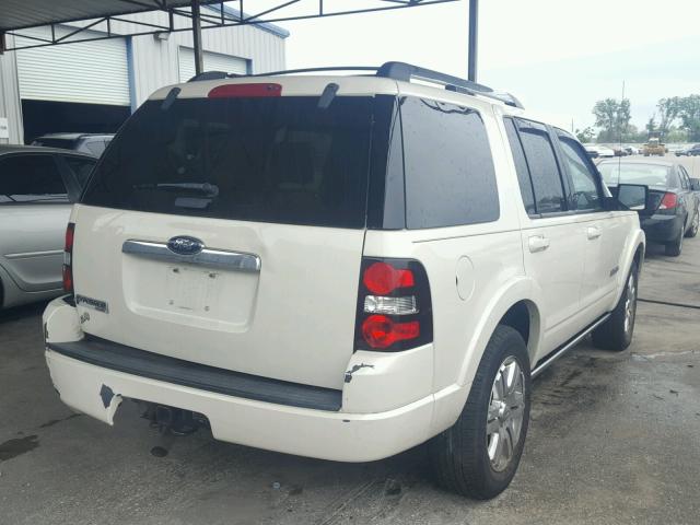 1FMEU65E98UA46539 - 2008 FORD EXPLORER L WHITE photo 4