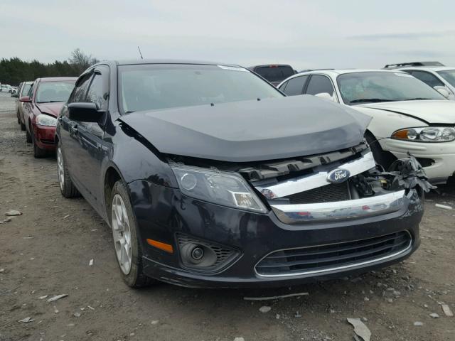 3FAHP0HG3BR202596 - 2011 FORD FUSION SE BLACK photo 1