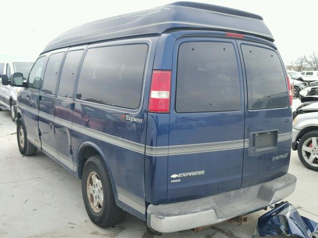 1GBFH15TX41188557 - 2004 CHEVROLET EXPRESS G1 BLUE photo 3