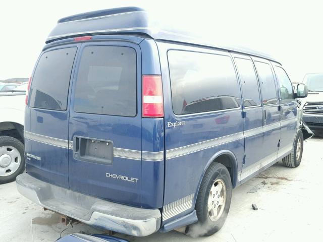 1GBFH15TX41188557 - 2004 CHEVROLET EXPRESS G1 BLUE photo 4