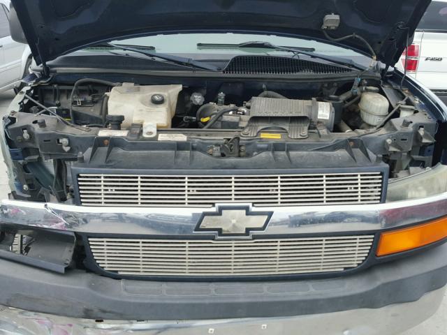 1GBFH15TX41188557 - 2004 CHEVROLET EXPRESS G1 BLUE photo 7