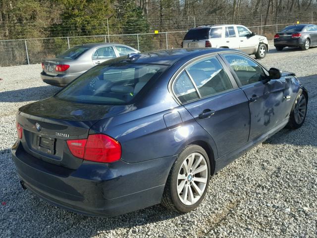 WBAPK73539A453140 - 2009 BMW 328 XI BLUE photo 4