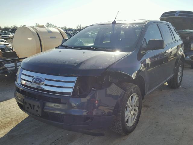 2FMDK46C28BA69105 - 2008 FORD EDGE SE BLACK photo 2