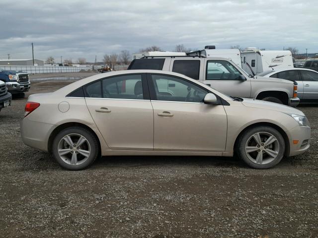 1G1PG5SC4C7114912 - 2012 CHEVROLET CRUZE LT GOLD photo 9