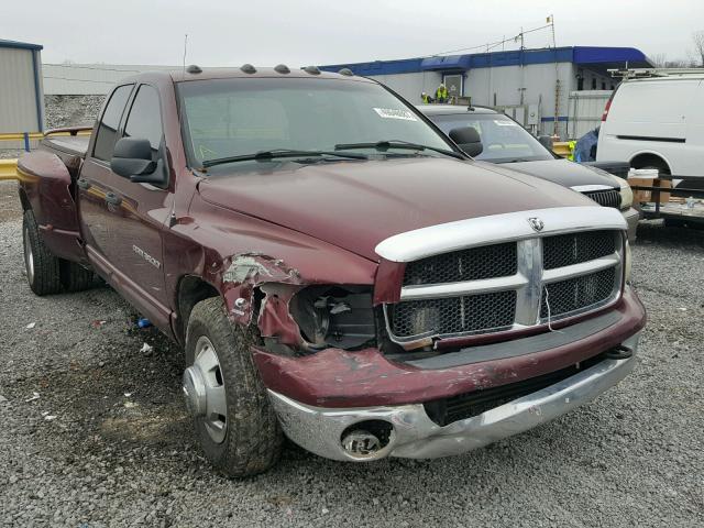 3D7MA48603G778187 - 2003 DODGE RAM 3500 S MAROON photo 1