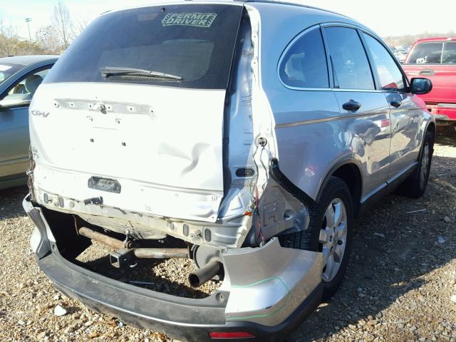 3CZRE38599G703108 - 2009 HONDA CR-V EX SILVER photo 4