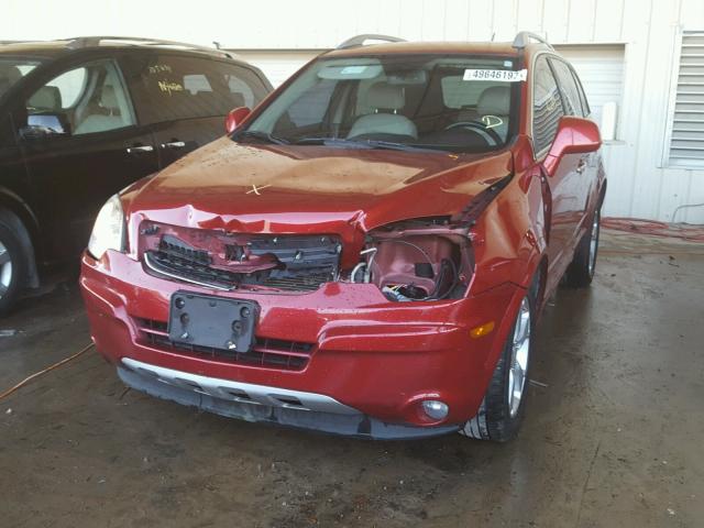 3GNAL4EK6DS553688 - 2013 CHEVROLET CAPTIVA LT RED photo 2