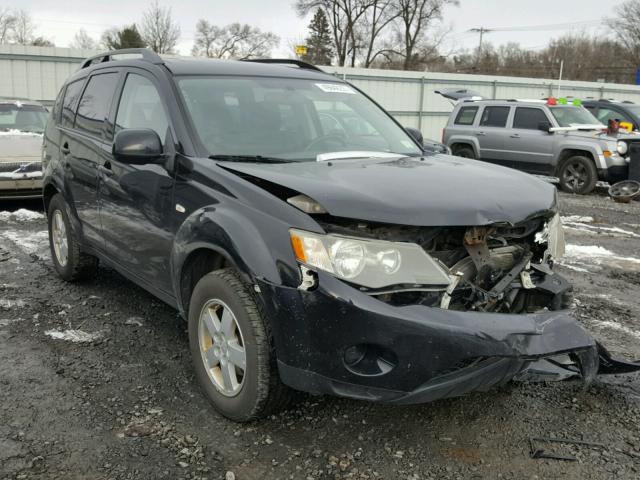 JA4MT31X47Z016000 - 2007 MITSUBISHI OUTLANDER BLACK photo 1