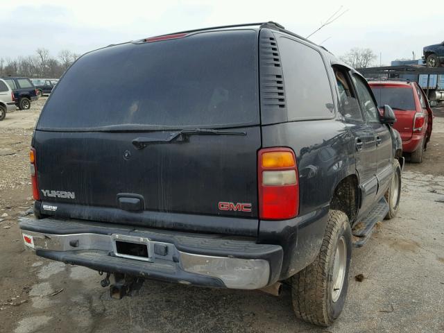 1GKEK13Z83R104000 - 2003 GMC YUKON BLACK photo 4