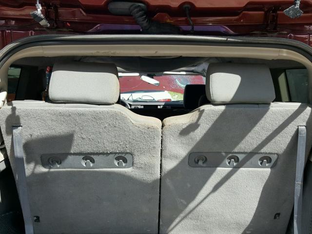 1J8HG48K17C611927 - 2007 JEEP COMMANDER RED photo 10