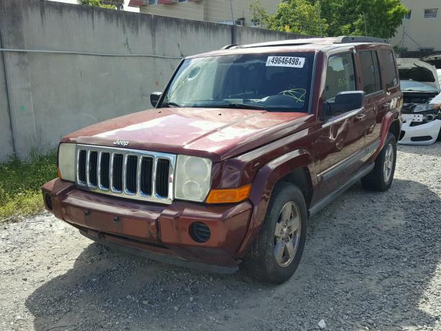1J8HG48K17C611927 - 2007 JEEP COMMANDER RED photo 2