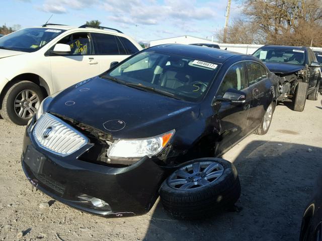 1G4GC5EG0AF169891 - 2010 BUICK LACROSSE C BLACK photo 2