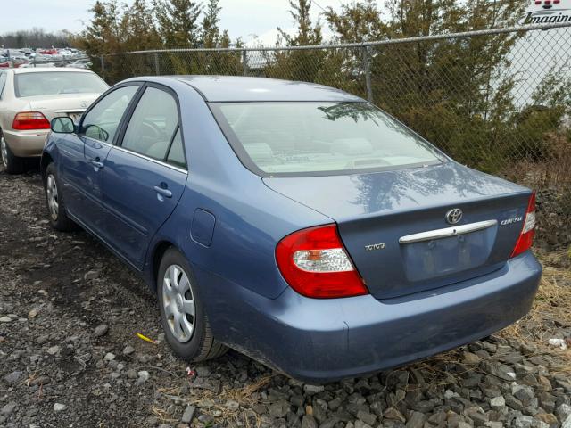 4T1BE30K94U827924 - 2004 TOYOTA CAMRY LE BLUE photo 3