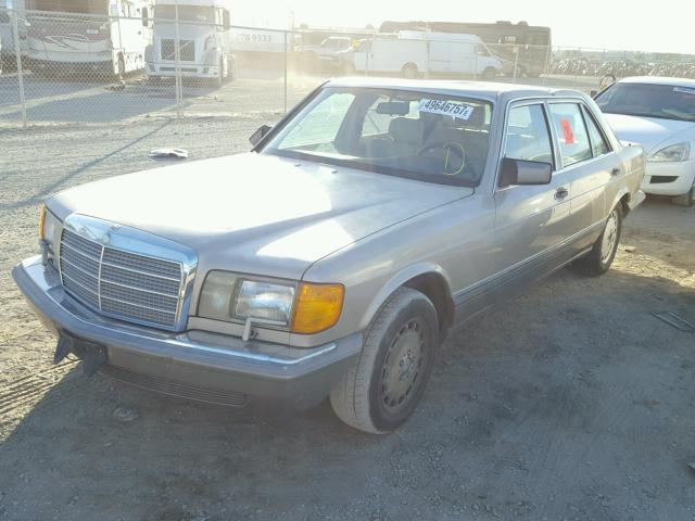 WDBCA35D6KA428187 - 1989 MERCEDES-BENZ 420 SEL TAN photo 2