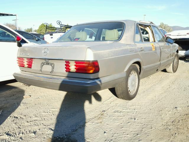 WDBCA35D6KA428187 - 1989 MERCEDES-BENZ 420 SEL TAN photo 4