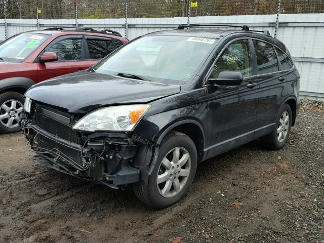 5J6RE48529L015511 - 2009 HONDA CR-V EX BLACK photo 2