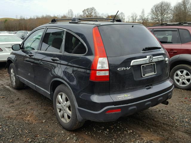 5J6RE48529L015511 - 2009 HONDA CR-V EX BLACK photo 3