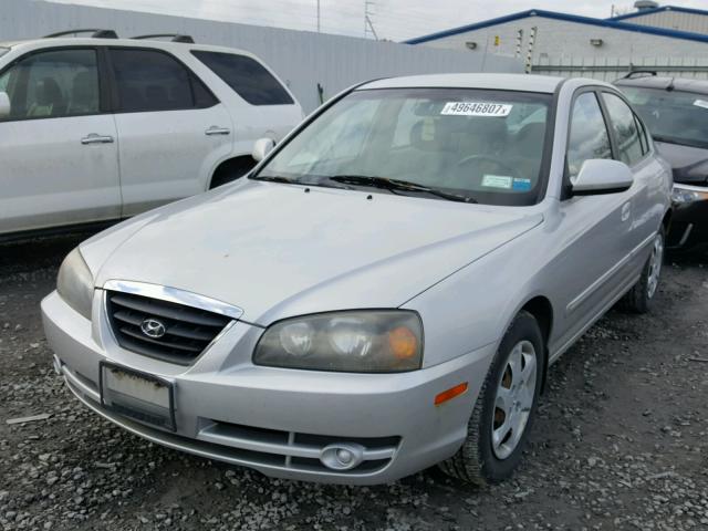 KMHDN46D85U100833 - 2005 HYUNDAI ELANTRA GL SILVER photo 2