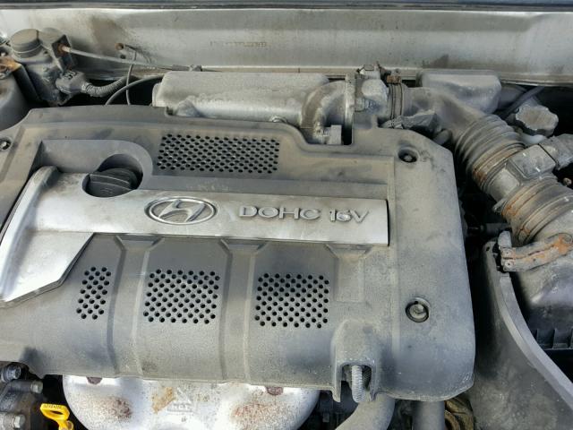 KMHDN46D85U100833 - 2005 HYUNDAI ELANTRA GL SILVER photo 7