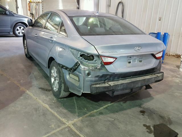 5NPEB4AC4BH283802 - 2011 HYUNDAI SONATA GLS SILVER photo 3