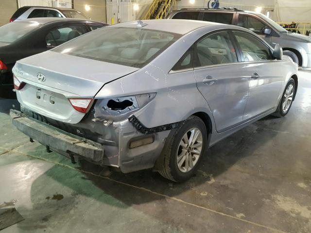 5NPEB4AC4BH283802 - 2011 HYUNDAI SONATA GLS SILVER photo 4