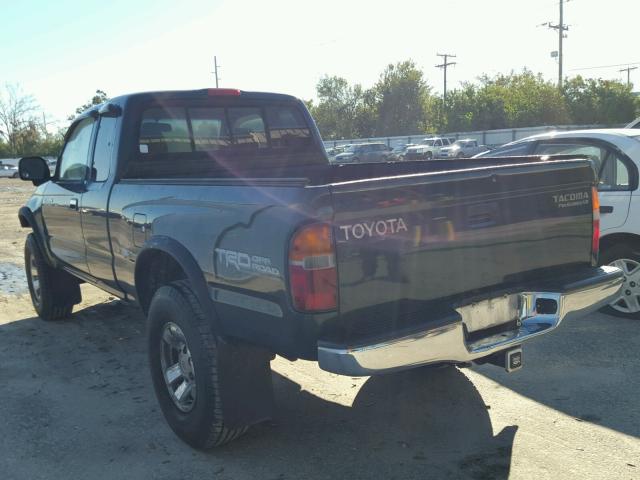 4TASN92N8YZ596212 - 2000 TOYOTA TACOMA XTR GREEN photo 3