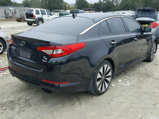 5XXGR4A66DG154702 - 2013 KIA OPTIMA SX BLACK photo 4