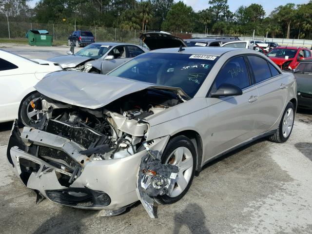 1G2ZG57B394225580 - 2009 PONTIAC G6 BEIGE photo 2