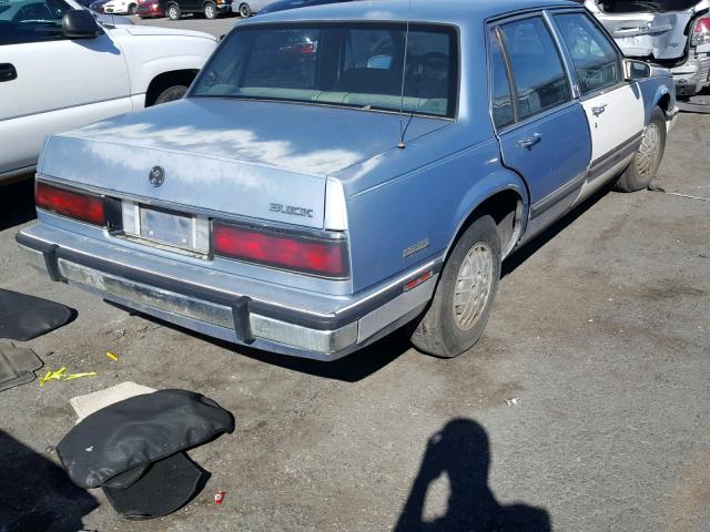 1G4HP54C0JH504692 - 1988 BUICK LESABRE CU BLUE photo 4