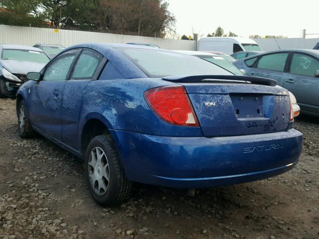 1G8AN12FX5Z118339 - 2005 SATURN ION LEVEL BLUE photo 3