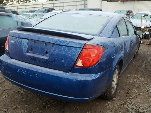 1G8AN12FX5Z118339 - 2005 SATURN ION LEVEL BLUE photo 4