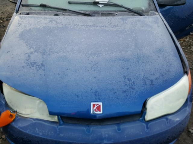 1G8AN12FX5Z118339 - 2005 SATURN ION LEVEL BLUE photo 7
