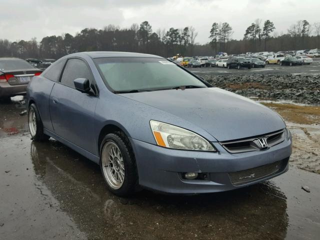 1HGCM82686A010197 - 2006 HONDA ACCORD EX BLUE photo 1