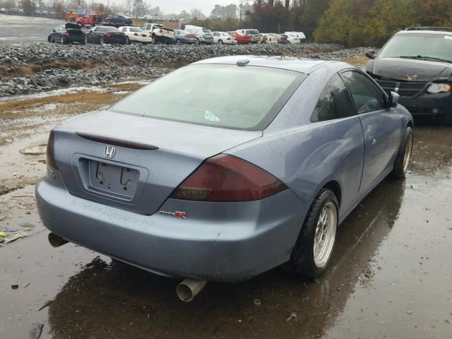 1HGCM82686A010197 - 2006 HONDA ACCORD EX BLUE photo 4