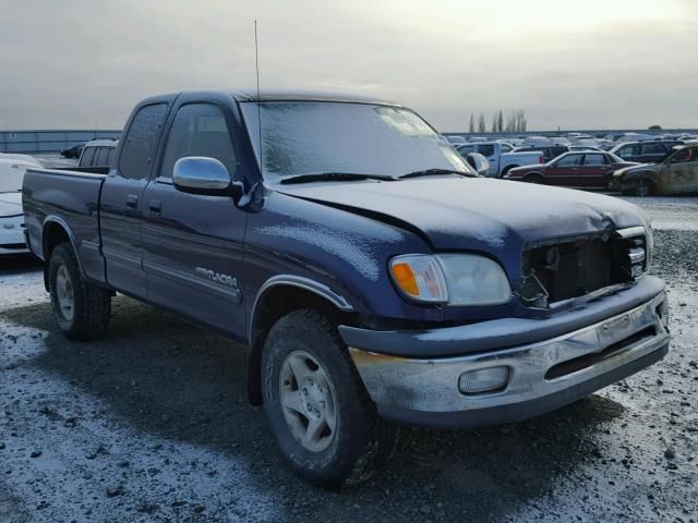 5TBBT44122S306877 - 2002 TOYOTA TUNDRA ACC BLUE photo 1