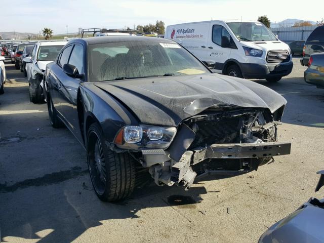 2B3CL3CGXBH608848 - 2011 DODGE CHARGER BLACK photo 1