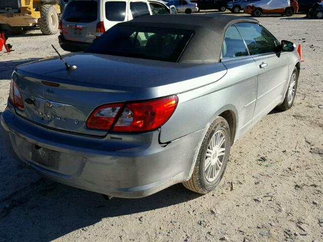 1C3LC55R18N669308 - 2008 CHRYSLER SEBRING TO BLUE photo 4