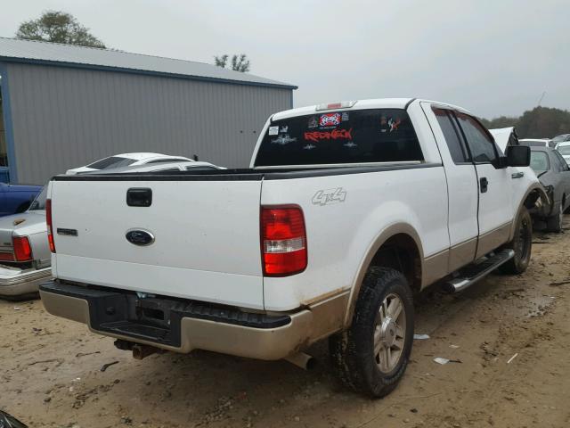 1FTPX14V68FA60055 - 2008 FORD F150 WHITE photo 4