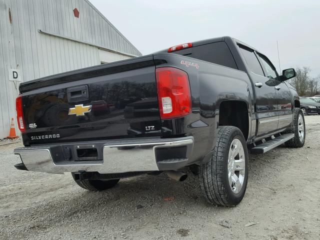 3GCUKSEC2GG119118 - 2016 CHEVROLET SILVERADO BLACK photo 4