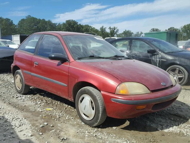 2C1MR2292V6770128 - 1997 GEO METRO LSI RED photo 1