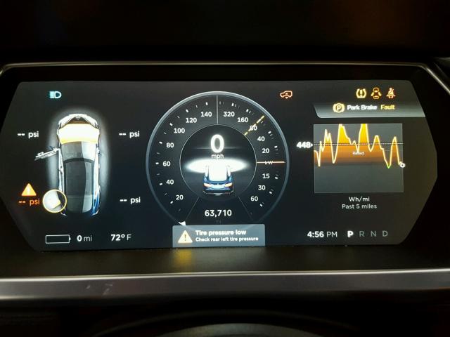 5YJSA1DP8DFP14842 - 2013 TESLA MODEL S Blau Foto 9