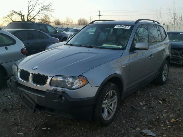 WBXPA93494WC33172 - 2004 BMW X3 3.0I GRAY photo 2