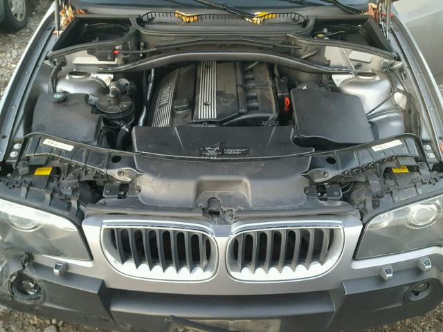 WBXPA93494WC33172 - 2004 BMW X3 3.0I GRAY photo 7