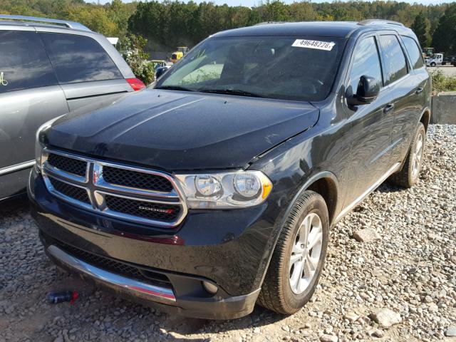 1C4RDHDG0CC363225 - 2012 DODGE DURANGO CR BLACK photo 2