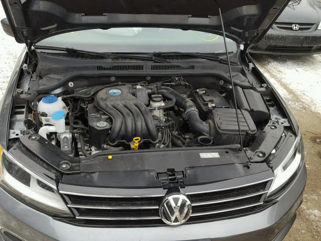 3VW2K7AJ1FM345026 - 2015 VOLKSWAGEN JETTA BASE ლურჯი ფოტო 7