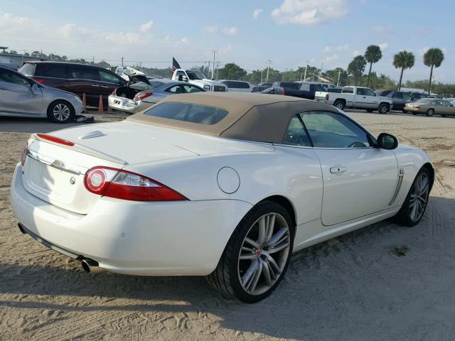 SAJWA44B095B32819 - 2009 JAGUAR XK WHITE photo 4