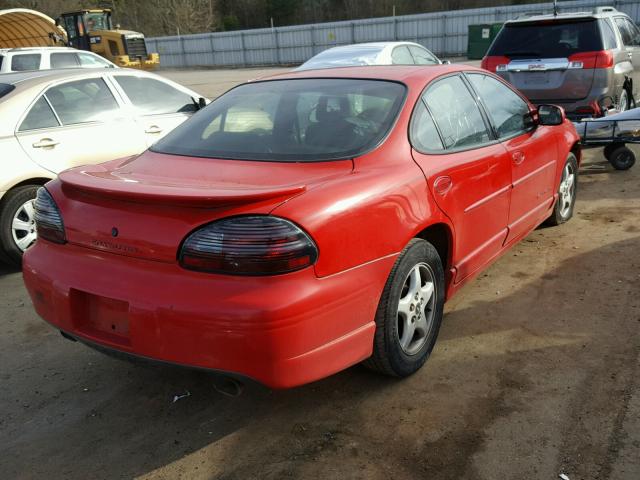 1G2WP52K9XF320110 - 1999 PONTIAC GRAND PRIX RED photo 4