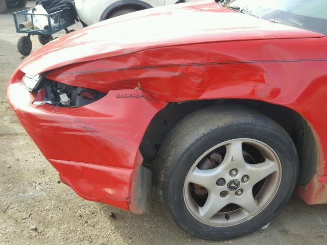 1G2WP52K9XF320110 - 1999 PONTIAC GRAND PRIX RED photo 9